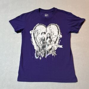 Corpse Bride Disney Purple T-Shirt Adult Size S Tim Burton's Corpse Bride
